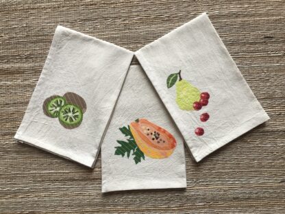 Calyz Papaya Tea Towel - Image 4